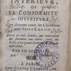 Le chrestien intérieur