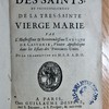 Du culte des saints, et principalement de la Très-Sainte Vierge Marie