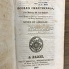 Conduite des écoles chrétiennes