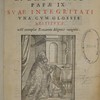 Decretales D. Gregorii papae IX, suae integritati una cum glossis restitutae. Ad exemplar Romanum diligenter recognita