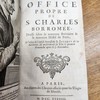 Office propre de S. Charles Borromée, dressé selon le nouveau bréviaire et le nouveau missel de Paris, à l'usage de l'église paroissiale S. Jacques de la boucherie...