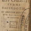 Officium in honorem Domini nostri Jesu Christi, summi sacerdotis ..