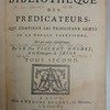 La Bibliothèque des prédicateurs