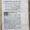 Premières conceptions théologiques sur le Caresme, preschées à Paris en l'église St-Séverin l'an 1602