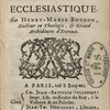 La sainteté de l'état ecclésiastique