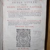 De la sagesse, trois livres