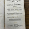 Choix des lettres édifiantes écrites des missions étrangères, avec des additions, des notes critiques et des observations pour la plus grande intelligence de ces lettres [...].