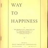 Way to happiness