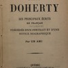 Abbé Doherty : ses principaux écrits en français ; précédés d'un portrait et d'une notice biographique