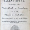 The contrivances, a ballad opera as it is acted at the Theatre-Royal, in Crow-Street, and at the Theatre in Smock-Alley