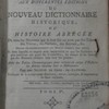 Supplément aux différentes éditions du Nouveau dictionnaire historique, ou, Histoire abrégée de tous les hommes qui se sont fait un nom par des talens, des vertus, des forfaits, des erreurs, &c., depuis le commencement du monde, jusqu'à nos jours ...