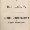 Code civil du Bas Canada. Quatrième et Cinquième rapports ; Civil Code of Lower Canada. Fourth and Fifht Reports