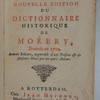 Remarques critiques sur la nouvelle édition du Dictionnaire historique de Moréry, donnée en 1704