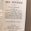 Le petit livre des novices.