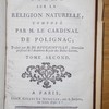 L'Anti-Lucrèce, poème sur la religion naturelle