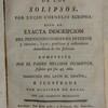 Monarchia de los solipsos, por Lucio Cornelio Europeo, Esto es; exacta descripcion del pernicioso gobierno interior y exterior, leyes, prácticas y costumbres domesticas de los jesuitas ...