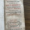 Breviarium monasticum ordinis sancti Benedicti ad usum congregationis sancti Mauri in Gallia : cum hymnis novis & officiis sanotorum noviter approbatis : pars aestivalis.
