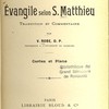 Évangile selon S. Matthieu
