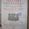 Histoire universelle, sacrée et profane, depuis le commencement du monde jusqu'à nos jours