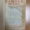 Traicte de l'amour de Dieu