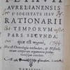 Rationarium temporum, in partes duas, libros decem tributum, in quo aetatum omnium sacra profanaque historia chronologicis probationibus munita summatim traditur