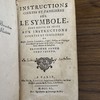 Instructions courtes et familières sur le symbole, pour servir de suite aux Instructions courtes et familières de messire Joseph Lambert : troisième année